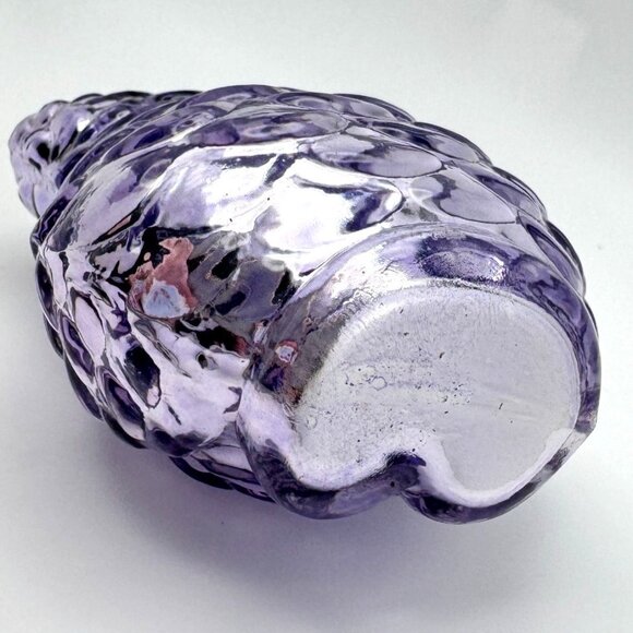 Owl Mercury Glass Ornament Kugel Style Purple Lavender Christmas 4" - Picture 6 of 7